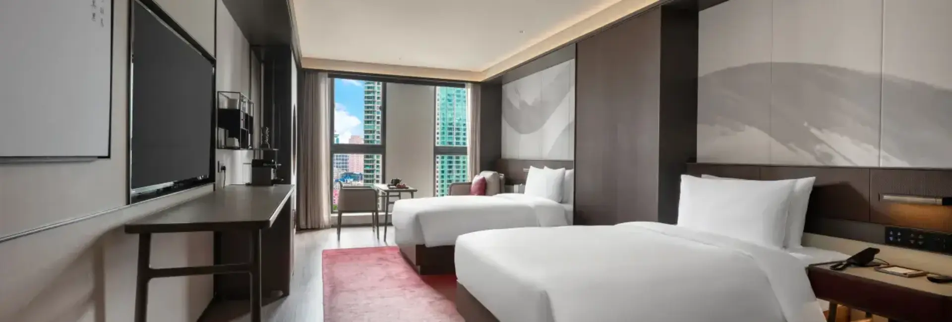 Habitación Clásica – Vista a la ciudad (2 camas)