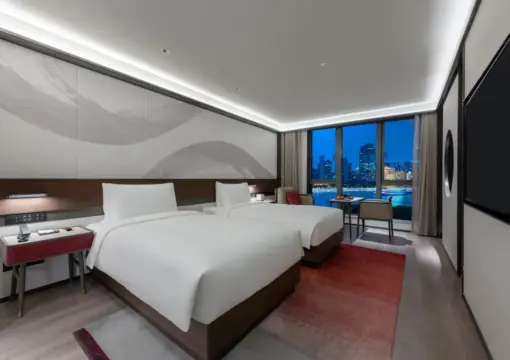 Habitación doble de lujo con vistas al río